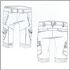 POLO RALPH LAUREN White 20 Inch Multi Pocket Cargo Short