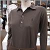 POLO RALPH LAUREN Rich Chocolate Long Sleeve Button Polo
