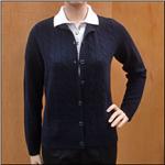 THE CHOICE TO WIN 50% OFF SALE Navy Cable Knit Cardigan