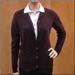 THE CHOICE TO WIN 50% OFF SALE Dark Chocolate Cable Knit Cardigan
