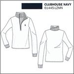 POLO RALPH LAUREN Long Sleeve Navy Half Zip Shirt