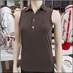 POLO RALPH LAUREN Rich Chocolate Sleeveless Polo