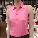 POLO RALPH LAUREN Rose Petal Pink Sleeveless Polo