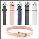 HANNAH CHILDS Novelty Buckle Leather Belts
