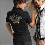 MDC SPORTSWEAR Black Performance Polo
