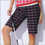 NIVO SPORT SALE Black / Multi Plaid Bermuda Short
