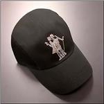LADY GOLF Black Baseball Cap With Logo