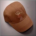 LADY GOLF Brown Baseball Cap With Logo