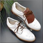WALTER GENUIN Greta Waterproof White / White / Brandy Shoe