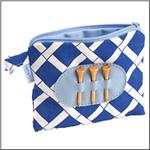 AME &amp; LULU Cabo Blue/White/Light Blue Tee Bag