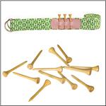 AME &amp; LULU Resort Green &amp; White Golf Belt