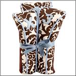 AME &amp; LULU Bristol White/Brown/Blue Clubcover Set