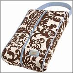 AME &amp; LULU Bristol White/Brown/Blue Shoebag