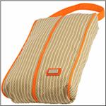 AME &amp; LULU Olive Herringbone Shoebag
