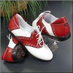 SESTO MEUCCI BIG SALE Gleda White/Red Saddle Shoe