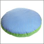 AME &amp; LULU Blue Herringbone Dog Bed