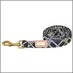 AME &amp; LULU Marina Rope Print Canvas Dog Leash