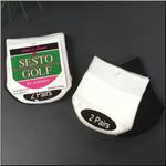 SESTO MEUCCI White &amp; Black Toe Sock Set