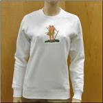 Embroidered Lady Golf Logo Sweatshirt