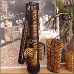 CIRCA 1904 SALE Vintage Black/Tigress Sunday Bag