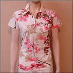 THE CHOICE TO WIN 50% OFF SALE Cream Open Front Print Shirt