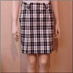 THE CHOICE TO WIN 50% OFF SALE Black/White Plaid Skort