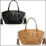 ERIC JAVITS Utilitarian Satchel In Embossed Italian Leather
