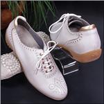 WALTER GENUIN Sabrina Waterproof White / Gold Shoe