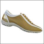 WALTER GENUIN New Kate Gold / White Golf &amp; Street Shoe