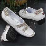 SESTO MEUCCI Gero White Calf / Python Print Shoe