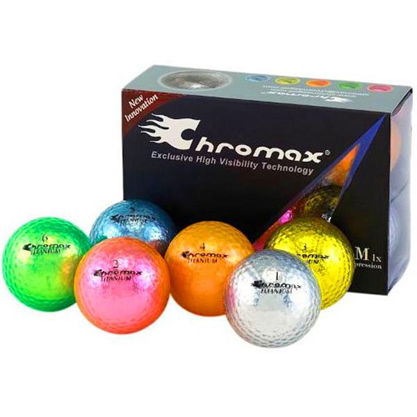 CHROMAX GOLF Novelty Colored Golf Balls