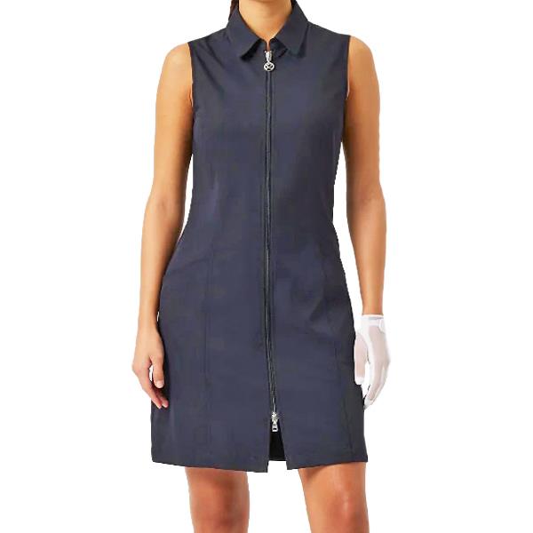 Daily Sports Navy Blue Sleeveless Lyric Stretch Dress $190