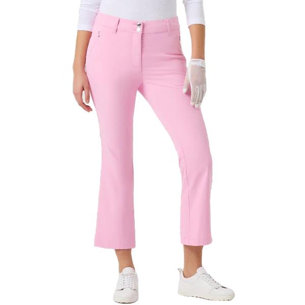 Daily Sports 37" Outseam Prism Pink Flare Leg Stretch Ankle Pant $188.99