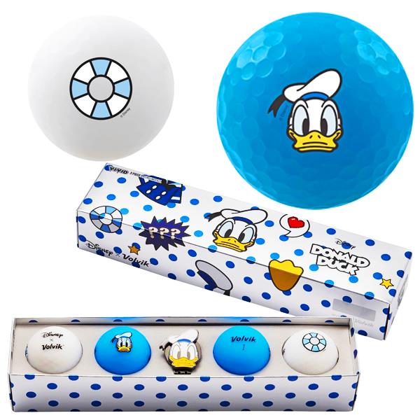 Disney Donald Duck 5-Piece 85 Compression Golf Ball & Marker Gift Set $ 26.99