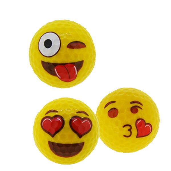 Lady Golf Emoji Variety Pack 3 Includes Joking Love and MWAH Golf