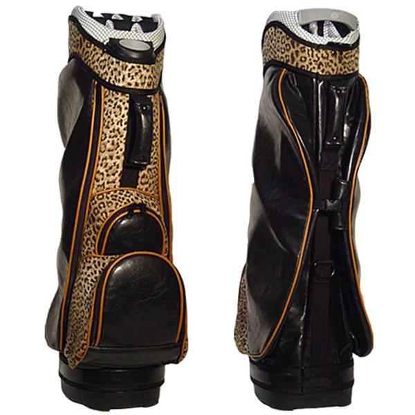 LADY GOLF Ladies Custom Creation Snow Leopard Cart Bag One Of A Kind