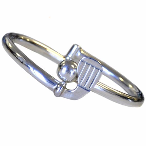 Lady Golf Women's Sterling Silver Golf Club With Golf Ball Hinged