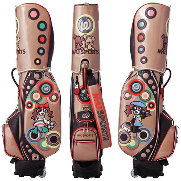 M U Sports Melu's Retro Fashions Vintage Runway Light Brown Golf Bag