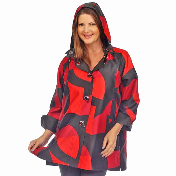 Oopera Lindi Aria Red Multi Bold Abstract and Black Reversible