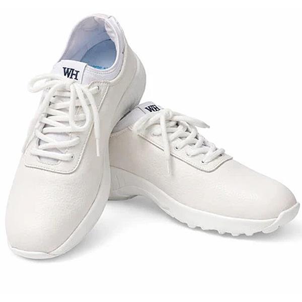 William & Harry Lynx All White Leather Golf & Walking Shoe $298