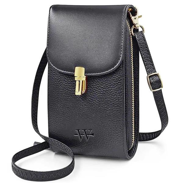 Black-Gold Expanding 7"X4" Clutch Cross Body Shoulder Bag $79.99