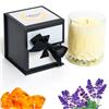 ATHENA CANDLE Dream Noir Amber & Lavender Premium Soy Wax Faceted 8 Ounce Votive $26