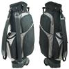 ROLLING: Spinning Wheels Black-Grey 14-Way 6 Pocket Transport Golf Bag $189.99
