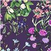 Kastel UPF30+ Botanical Garden Blocked Violet Raglan Long Sleeve Zip Shirt $99
