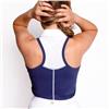 Calliope Birdies & Belles Navy-White Sleeveless Racerback