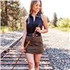 Calliope The Couer Black Sleeveless T-Back  Polo Shirt