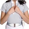 Calliope The Couer Grey with White Power Mesh Performance Polo