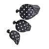 CHAMP SPORTS Ultra Light 7-Way Black with White Polka Dot Print Cart Bag with Club Head Covers $199.99