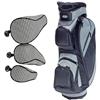 CHAMP SPORTS Ultra Light 7-Way Houndstooth Print Cart Bag with Club Head Covers $199.99