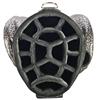 CUTLER Capri Metallic Silver-Grey Black Exotic Leopard 14-Way Cart Bag $489.99
